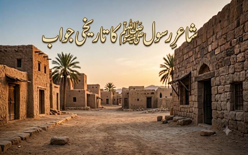 شاعرِ رسولﷺکا تاریخی جواب: میرا باپ، میرا دادا اور میری آبرو... محمد ﷺ کی عزت پر قربان
